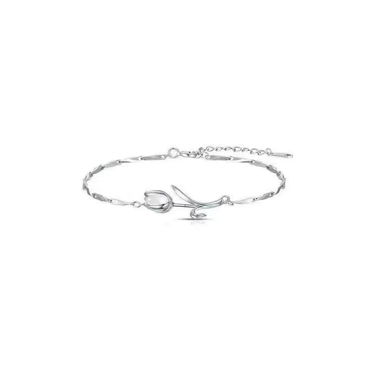 Bracelet - Silver Tulip