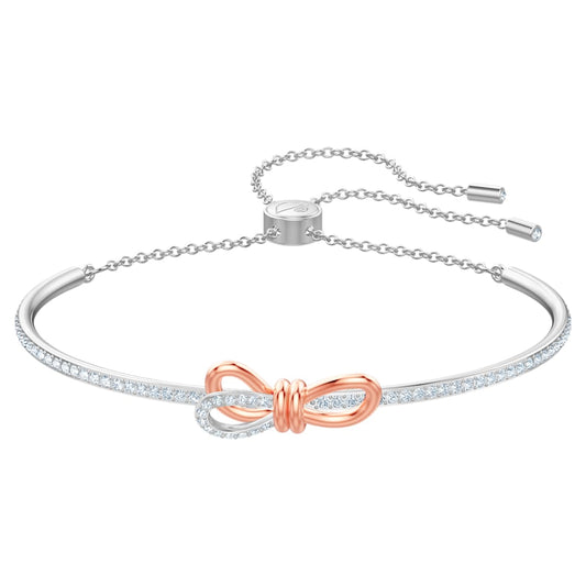 Bracelet - Bow Tennis - Rose Gold - SWAROVSKI FC