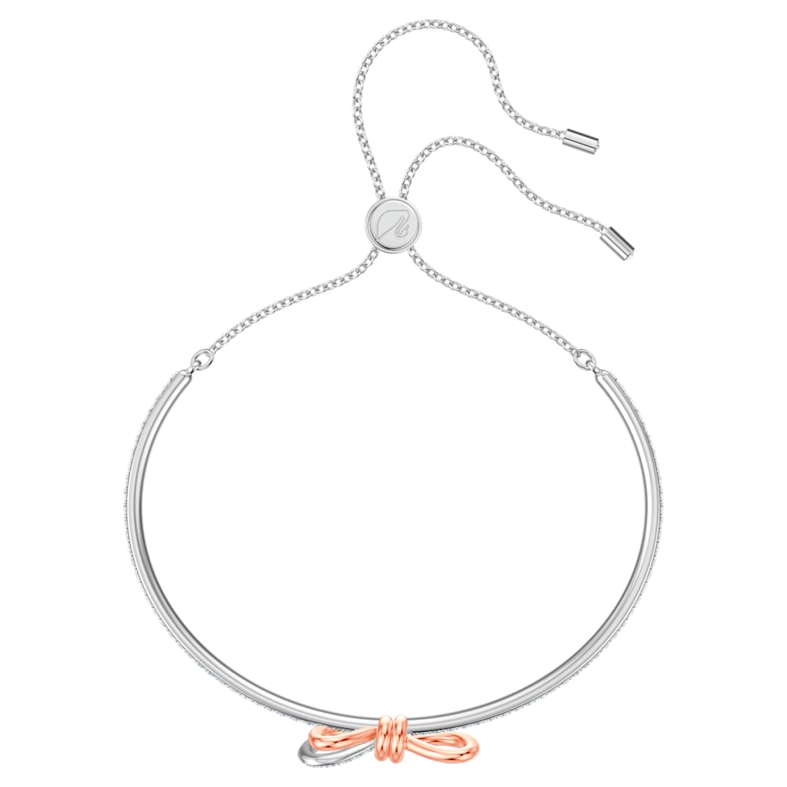 Bracelet - Bow Tennis - Rose Gold - SWAROVSKI FC