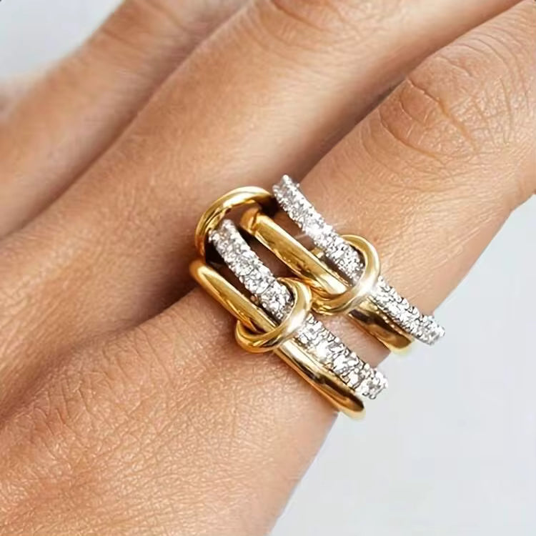Bague - The Chain Link - Pavé