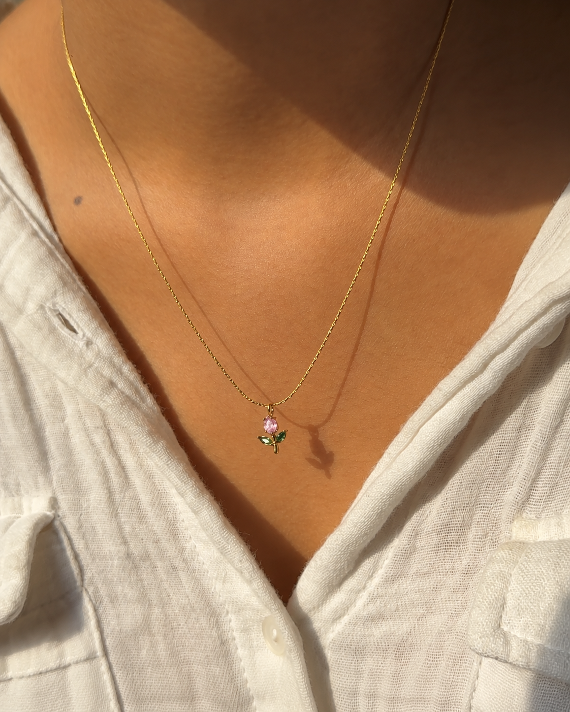 Collier - Tulip - Pink Diamond