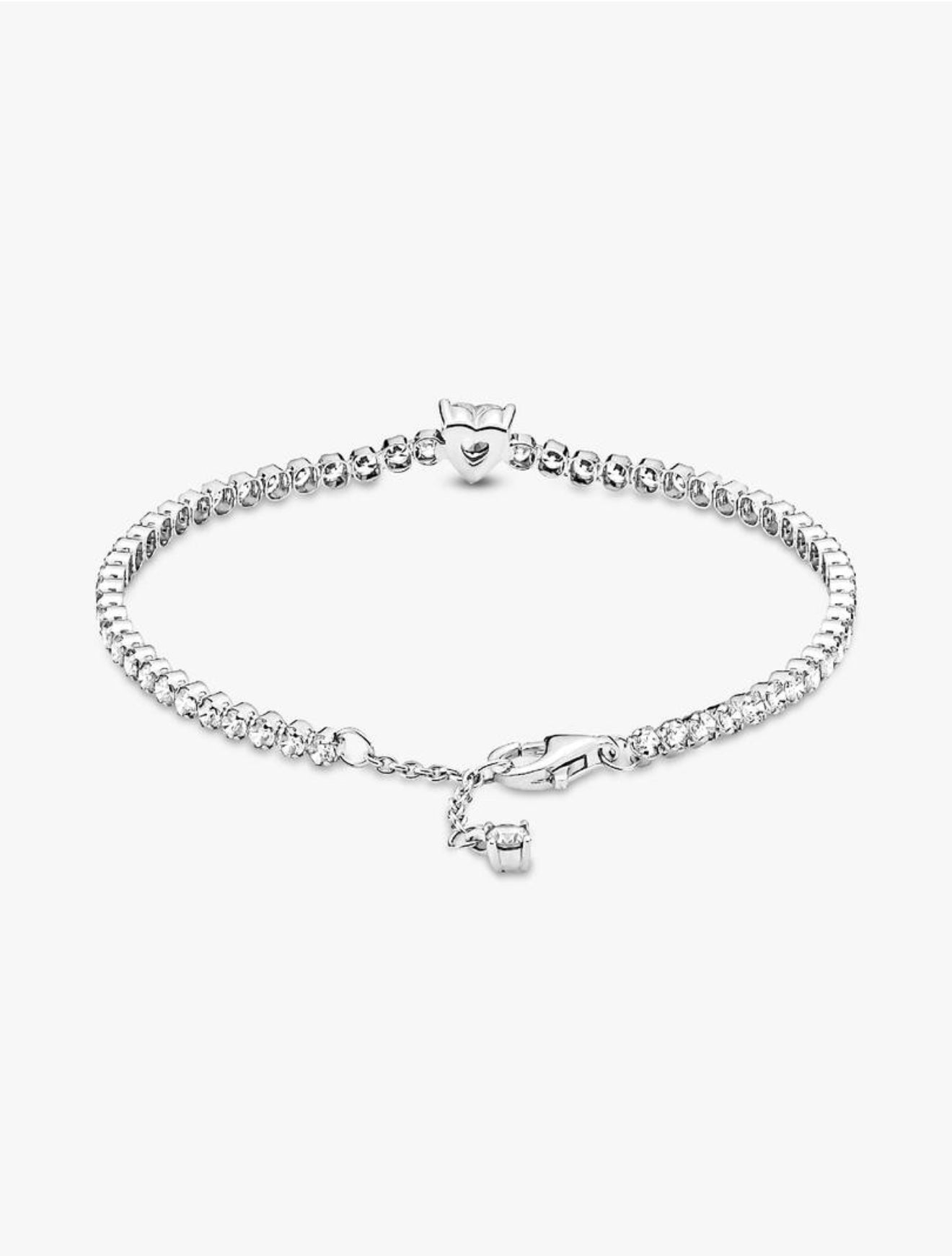 Bracelet Pandora - White Heart