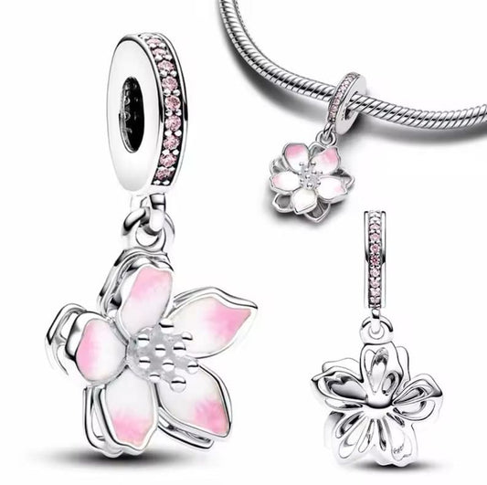 Pandora Charm et Bracelet Fleur de cerisier